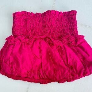 Girls Love Shack Fancy bubble skirt